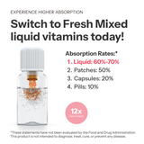 B12 + B-Complex with ALL 8 B-Vitamins - 12 Vials