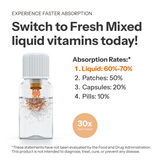 Vitamin C 500 - 30 Vials - monthly supply