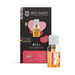 B12 + B-Complex with ALL 8 B-Vitamins - 12 Vials