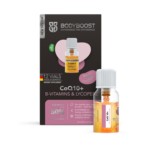 CoQ10 + B-vitamins & Lycopene - 12 Vials